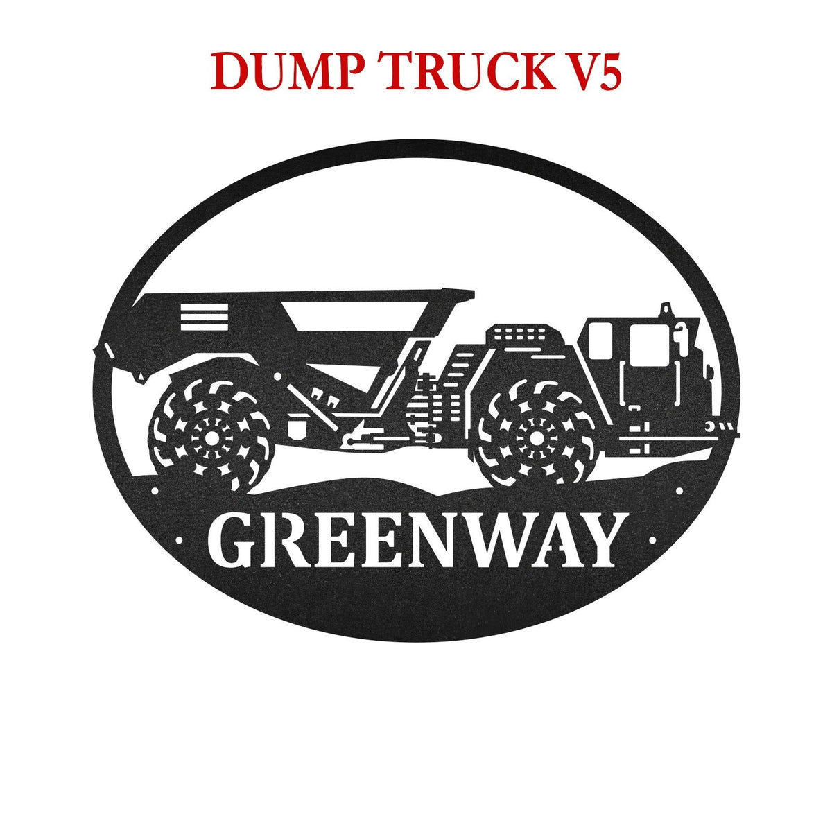 Mining Truck Vehicle Monogram