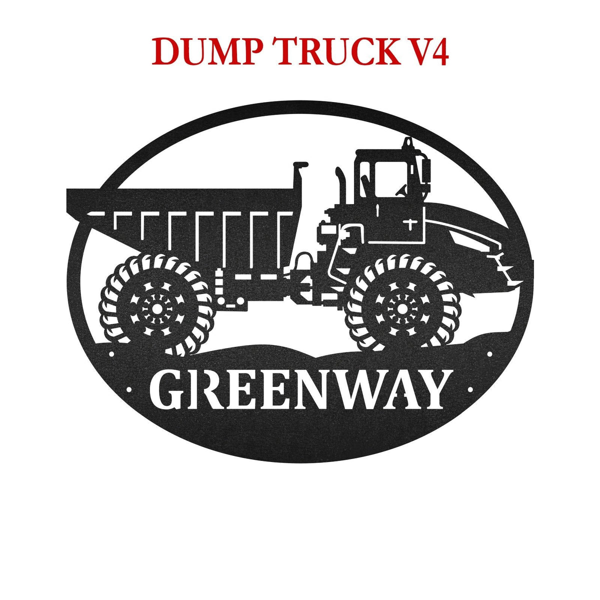 Mining Truck Vehicle Monogram