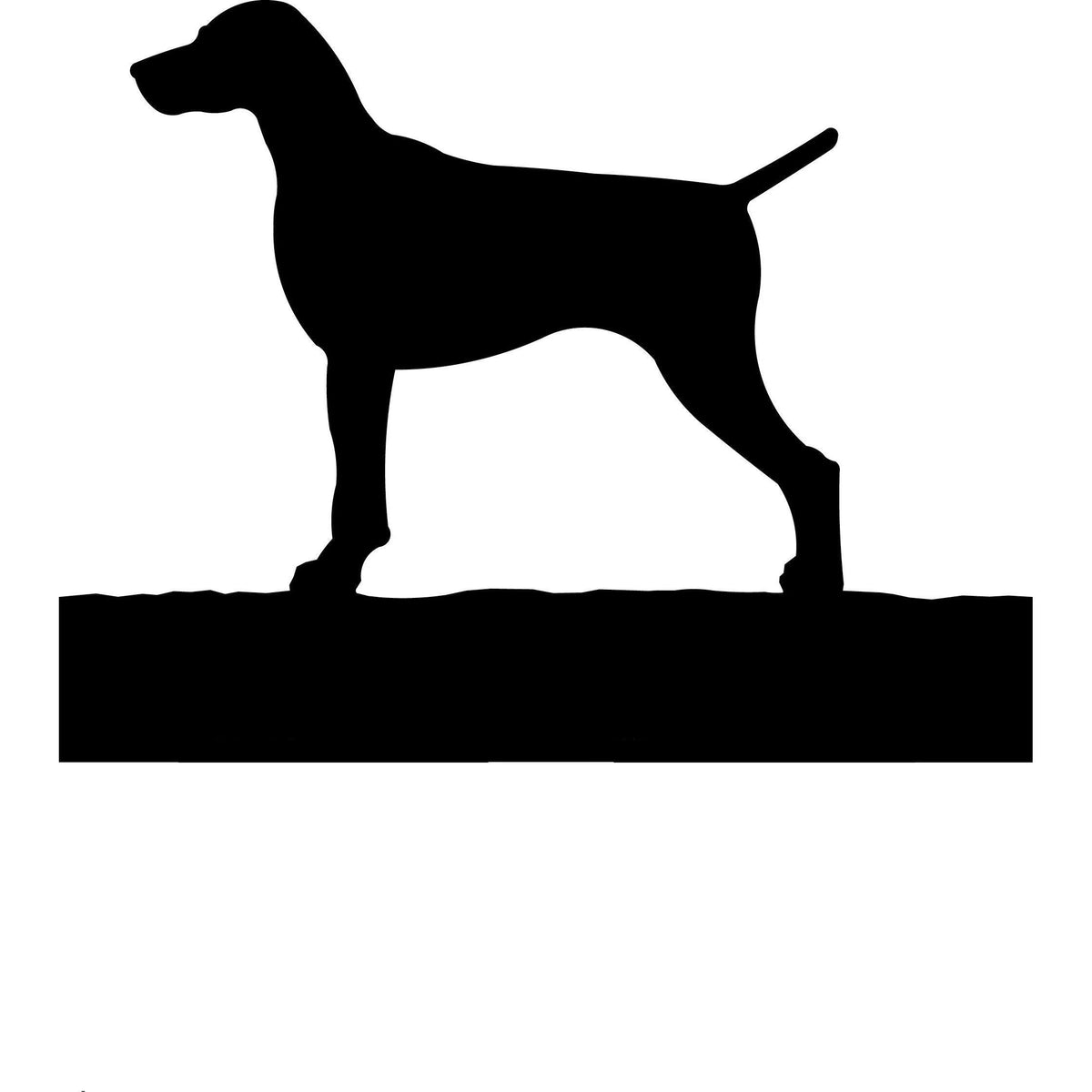 Vizsla dog address stake