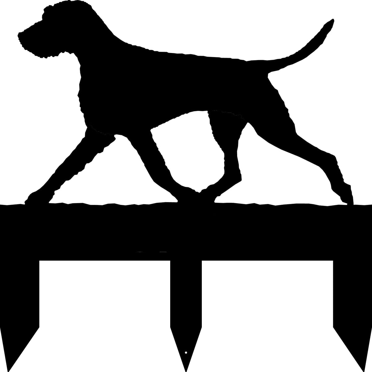 Vizsla (Wirehaired) dog address stake