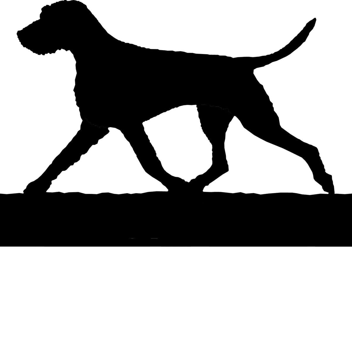 Vizsla (Wirehaired) dog address stake