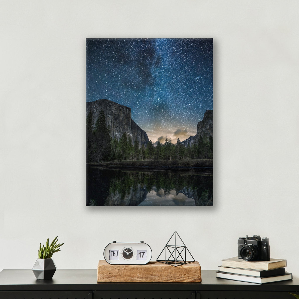 Yosemite Night - Metal Print