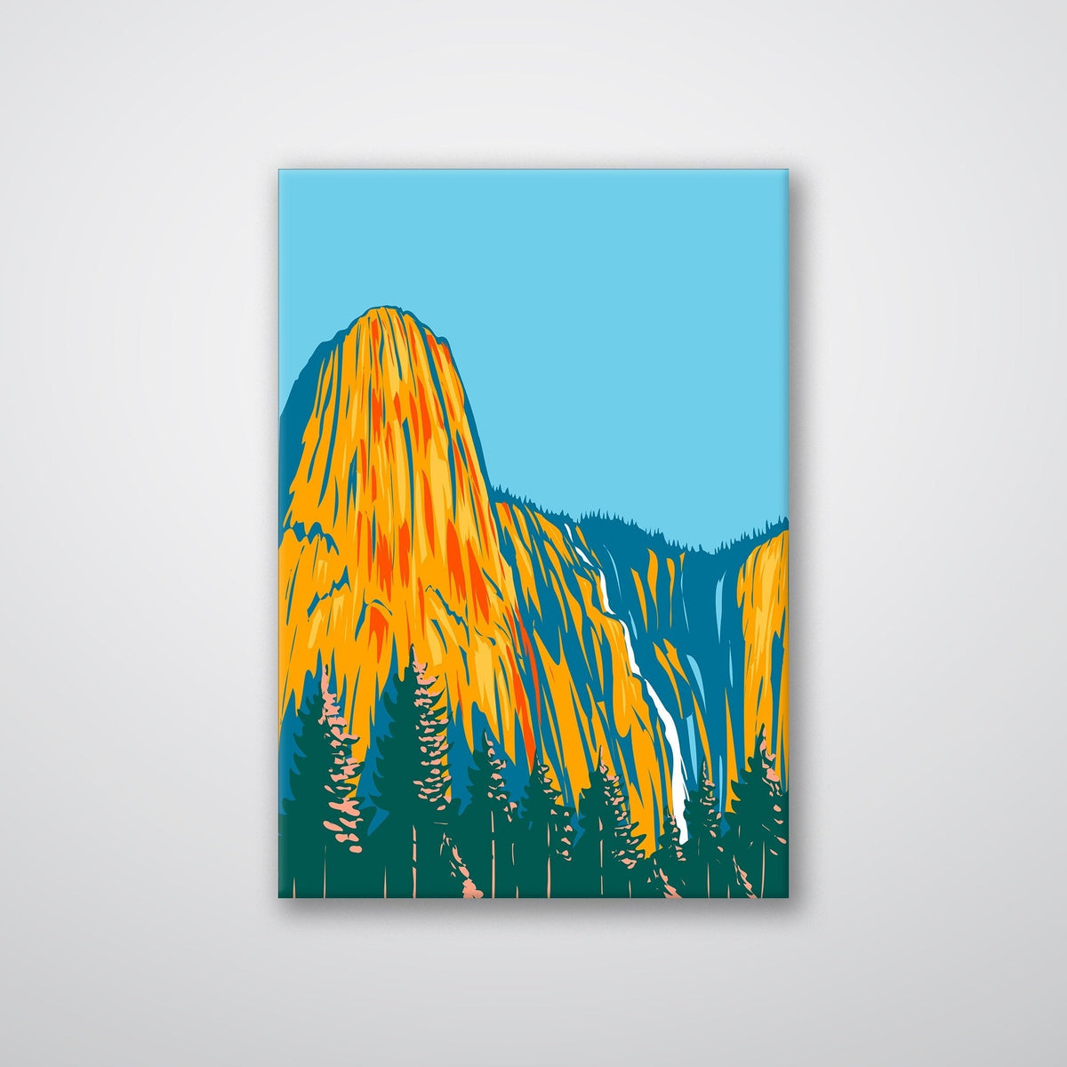 Yosemite Poster - Metal Print