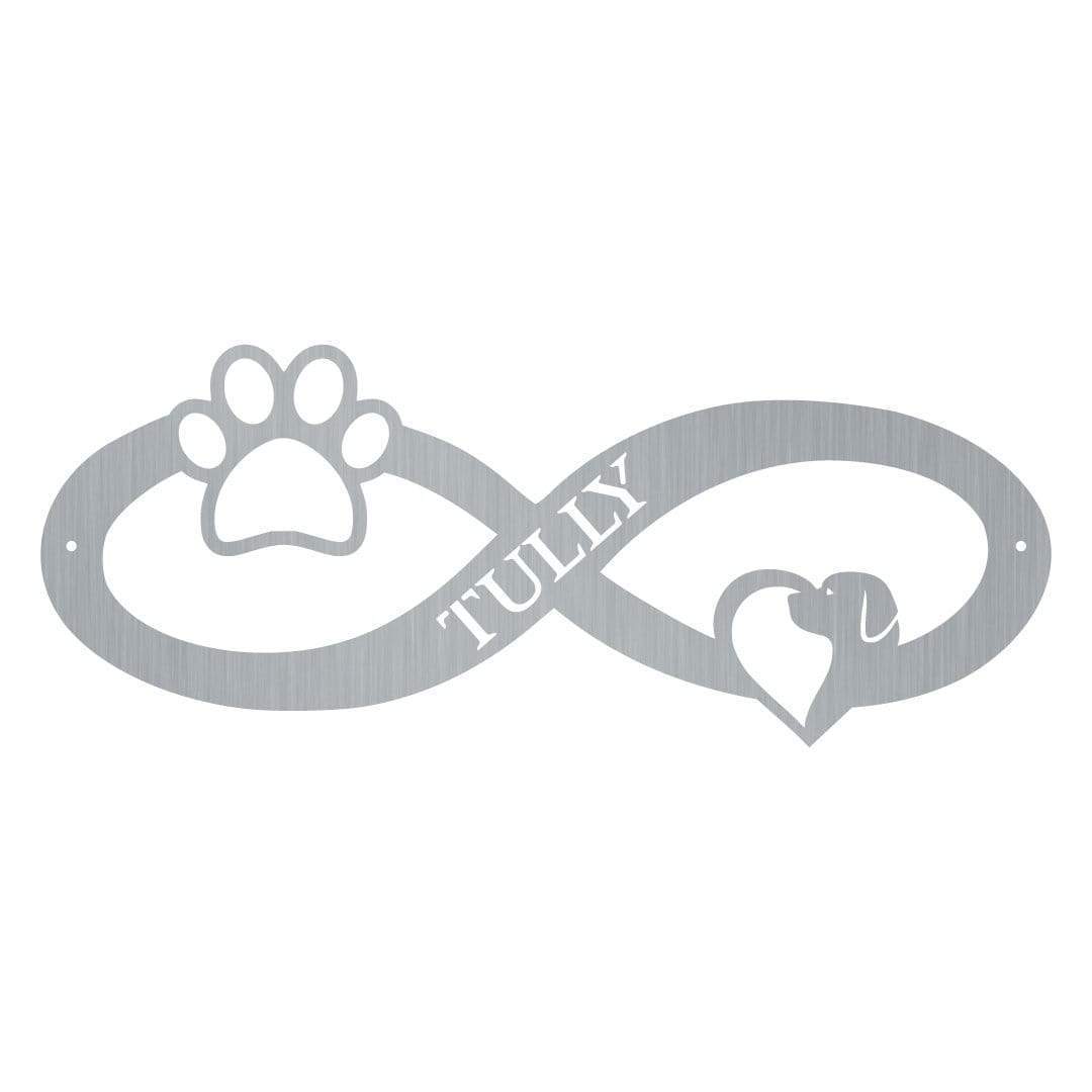 Infinity Paw Dog Monogram