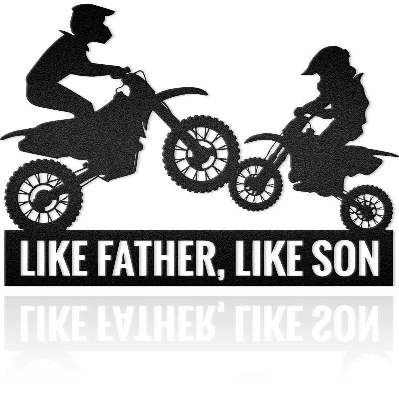 Like Father Like Son Motorcycle Monogram