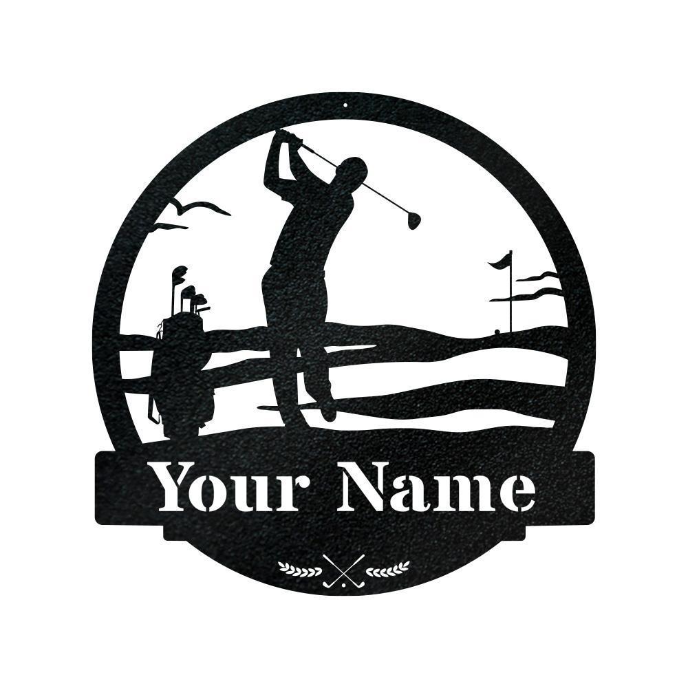 Golfer Monogram