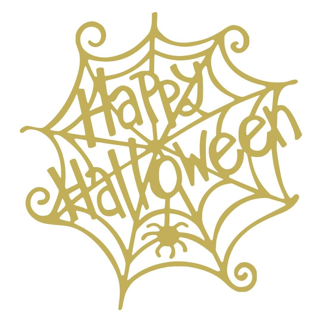 Happy Halloween Web Wall Art