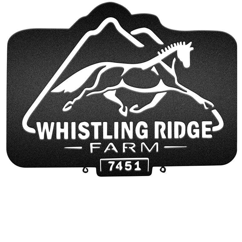 Horse Whistling Rider of Farm Monogram