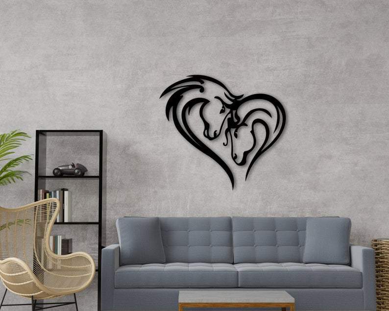 Horse Heart Wall Art