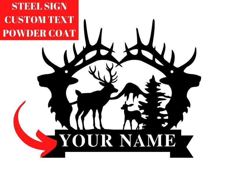 Deer Hunting Monogram