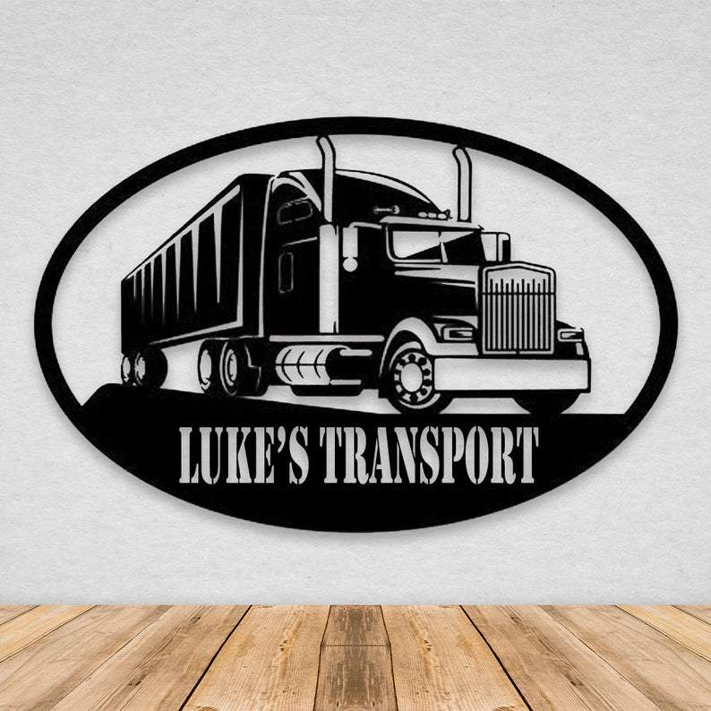 Truck Diesel Vehicle Monogram