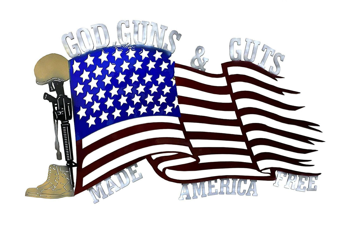 God, Guns &amp; Guts Flag