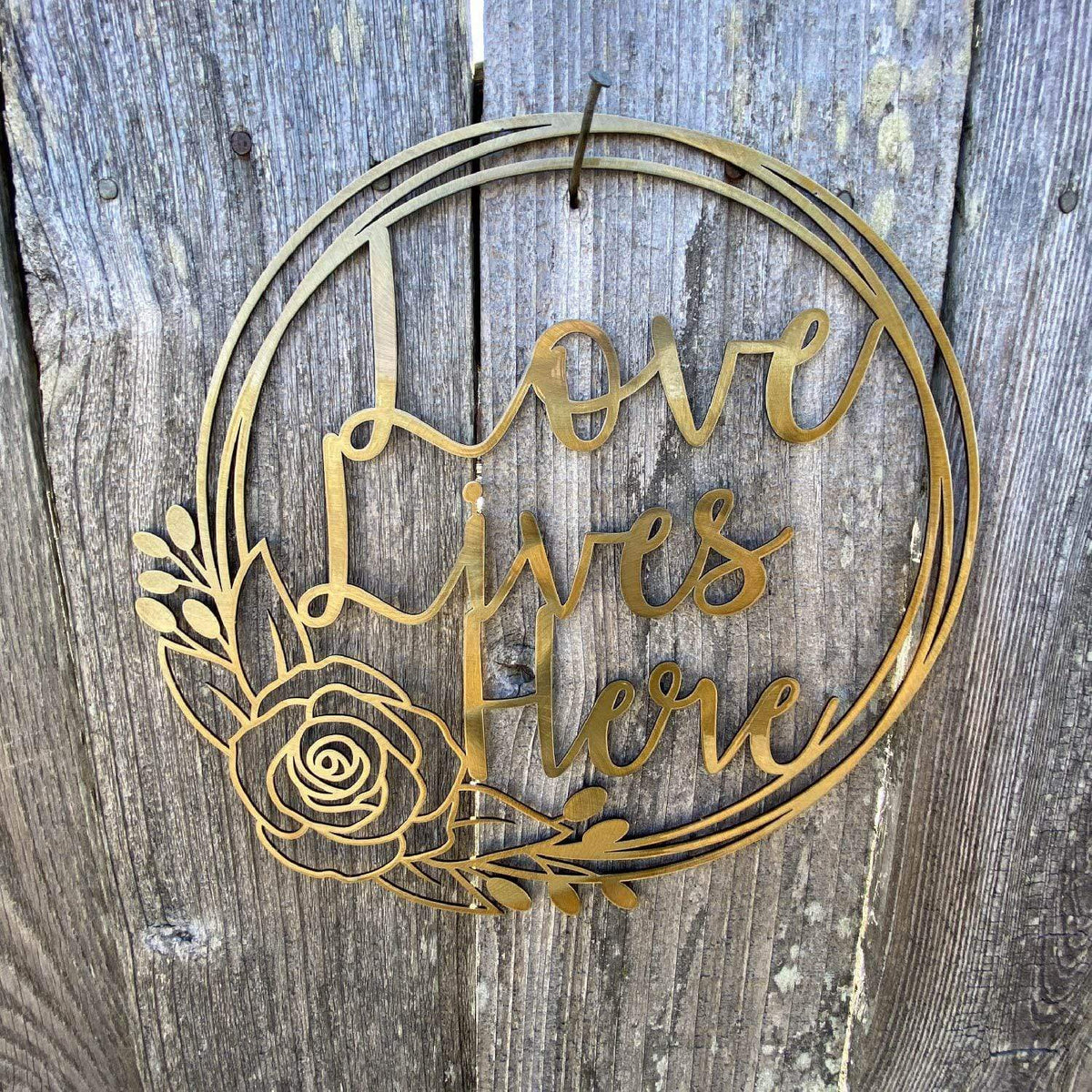 Love Lives Here Wall Art
