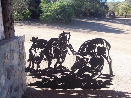 Human &amp; Horse Wall Art